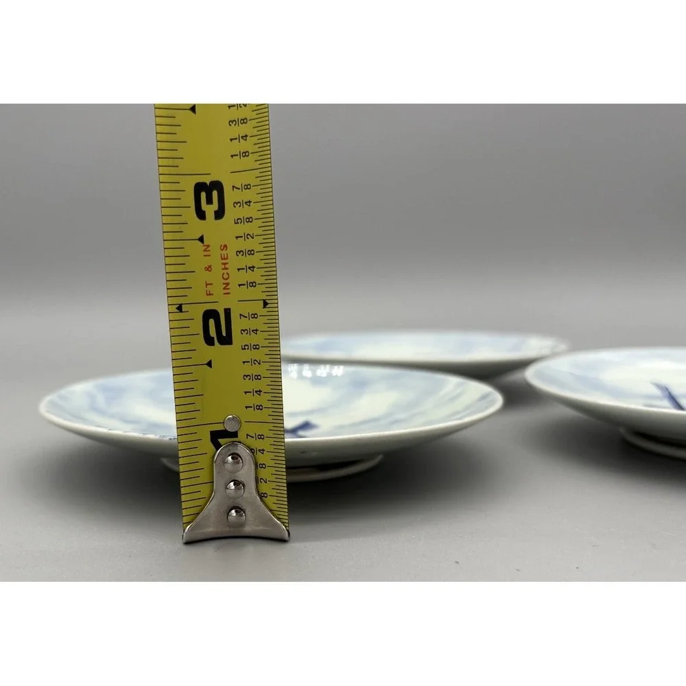 Vintage Delfts Blue Royal Wall Plates Hand Painted Set of 3 Made in Holland 5.5